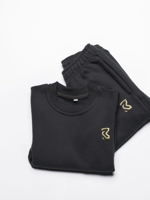 PREMIUM EMBROIDERED SWEATSHIRT AND JOGGERS SET