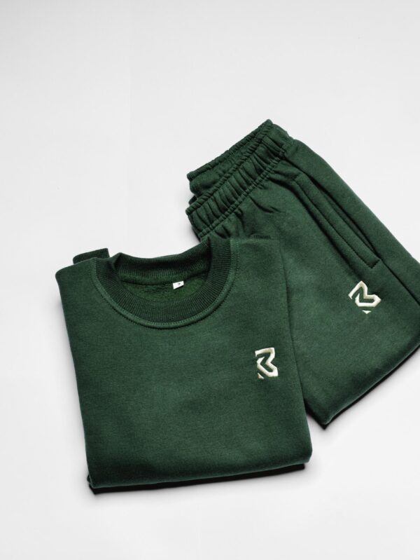 PREMIUM EMBROIDERED SWEATSHIRT AND JOGGERS SET