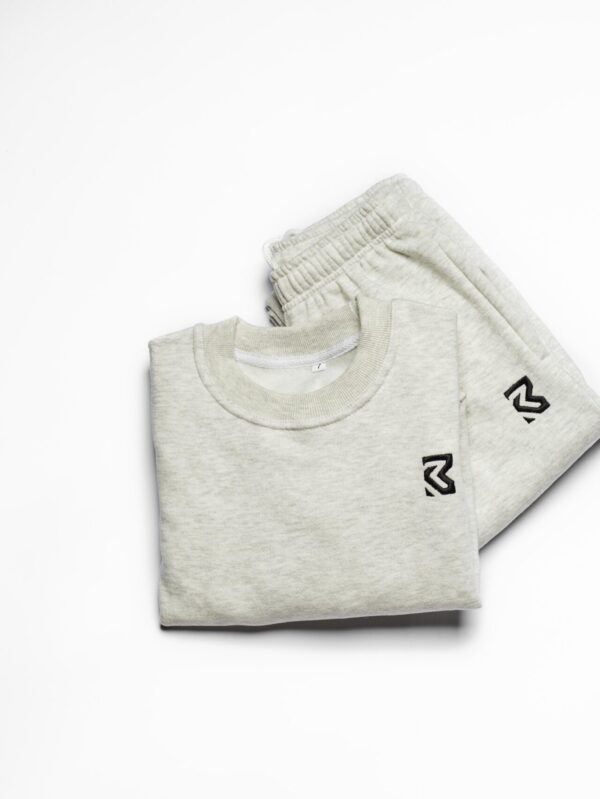 PREMIUM EMBROIDERED SWEATSHIRT AND JOGGERS SET
