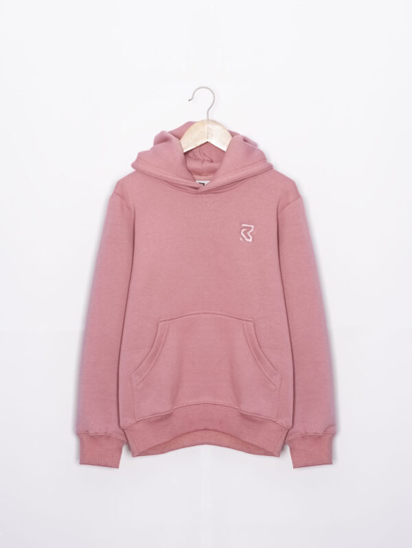 Embroidered Hoodie - Blush Rose