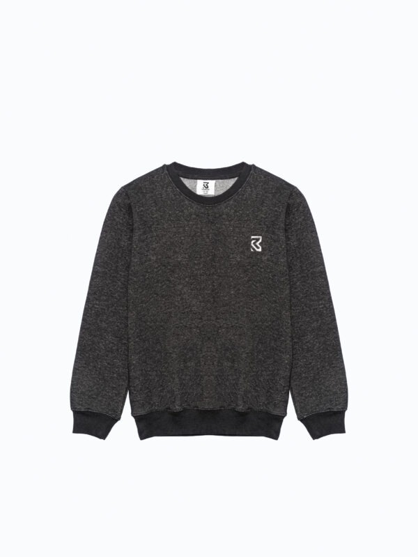Embroidered Sweatshirt - Obsidian Grey