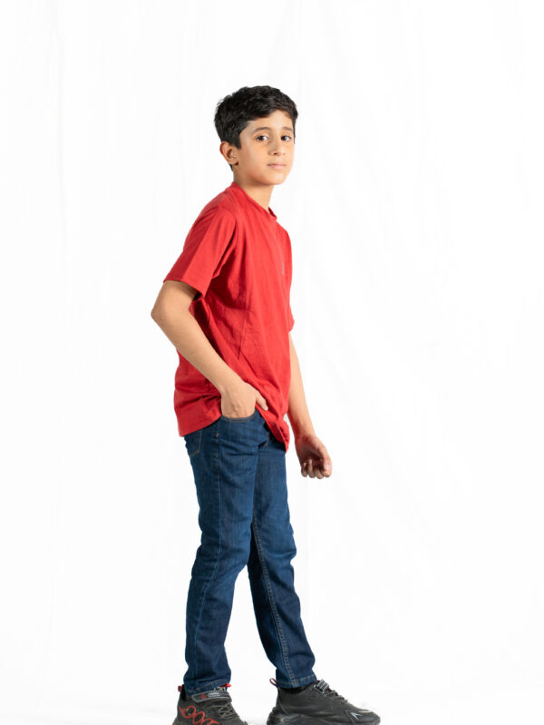 Boys’ Bold Red T-Shirt