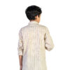 Boys’ Beige Striped Casual Shirt - Image 3