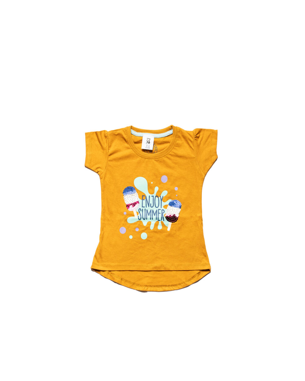 “Enjoy Summer” T-Shirt – Yellow