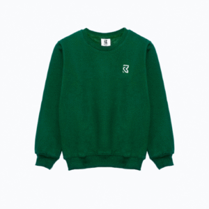green sweatshirt