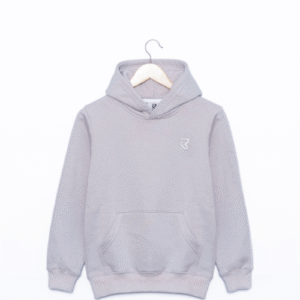 grey pink hoodie