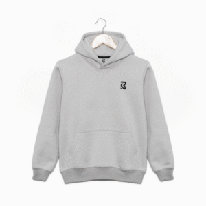grey style hoodie