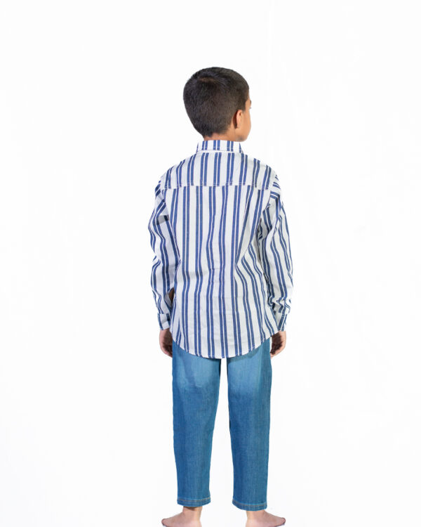 blue lining casual shirt