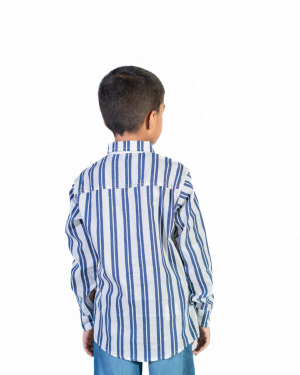 blue lining casual shirt