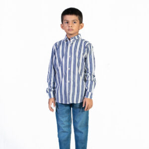 blue lining casual shirt