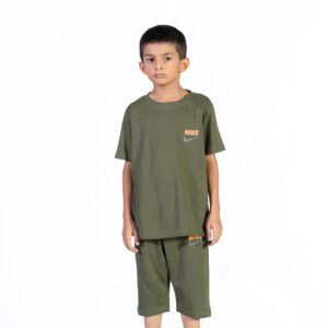 olivie green shorts tracksuit